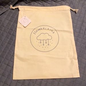 Slumberkins cotton/muslin drawstring bag NWT